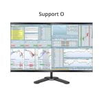 Station de trading 4 écrans support O
