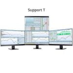 Station de trading 4 écrans support T