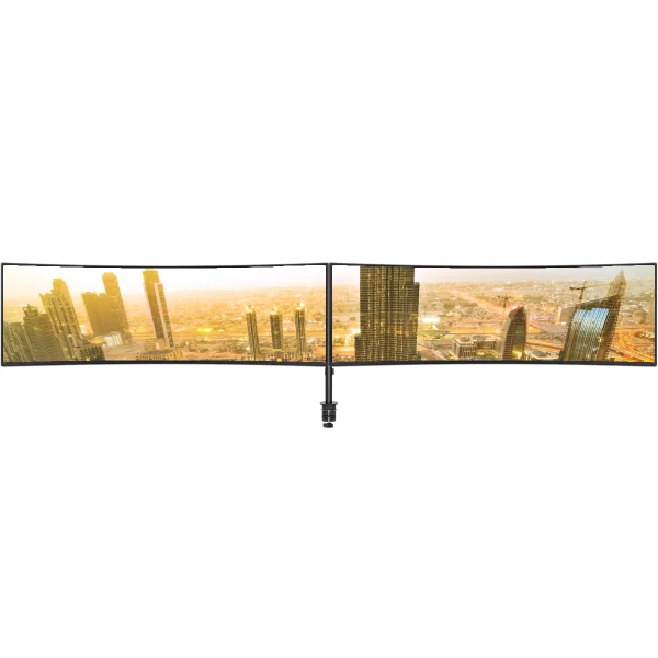 2 écrans oled 49 pouces wide avec 1 support horizontal gold
