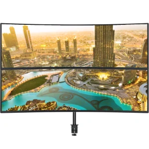 2 écrans oled 49 pouces wide avec 1 support vertical gold