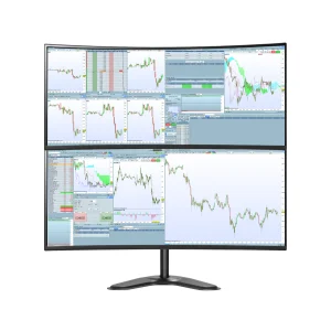 2 écrans ultrawide UQHD 34 pouces pour station de trading essentiel pro silver et gold